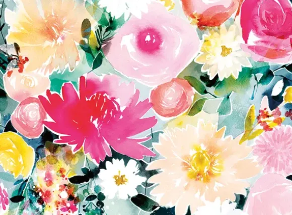 Dahlias et roses / Marie Boudon (Collection Carte blanche)