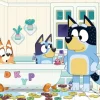 Dans le Bain avec Bluey
