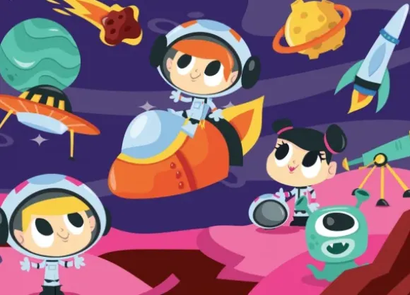 Dans l'Espace