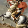 David Jacques-Louis - Jacques-Louis David: Bonaparte franchissant le Grand Saint-Bernard, 20 mai 1800