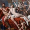 David Jacques-Louis - Pièces XXL - Jacques-Louis David: Mars désarmé par Vénus, 1824