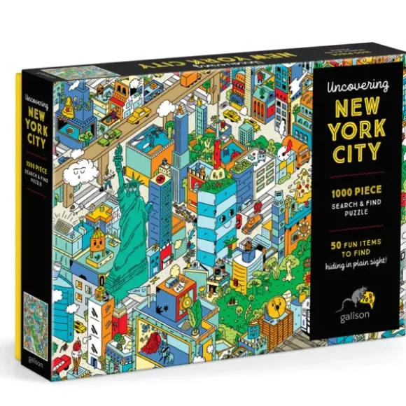 Découverte de la Ville de New York Puzzle de 1000 Pièces - à Chercher et à Trouver