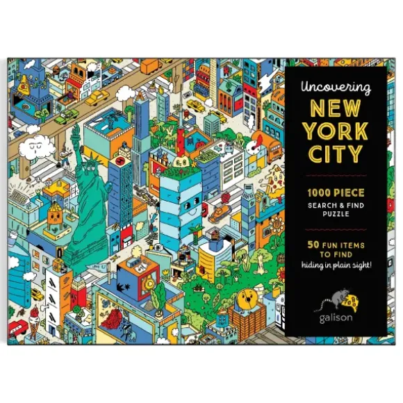 Découverte de la Ville de New York Puzzle de 1000 Pièces - à Chercher et à Trouver