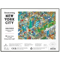 Découverte de la Ville de New York Puzzle de 1000 Pièces - à Chercher et à Trouver