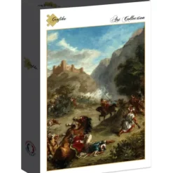 Delacroix Eugène - Eugène Delacroix : Arabes tiraillés dans les montagnes