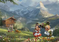 Disney, Mickey et Minnie dans les Alpes