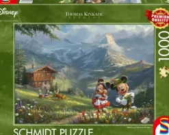 Disney, Mickey et Minnie dans les Alpes