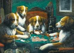 Dogs Playing Poker