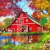 Dominic Davison - Sunny Autumn At The Barn
