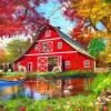 Dominic Davison - Sunny Autumn At The Barn