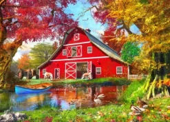Dominic Davison - Sunny Autumn At The Barn