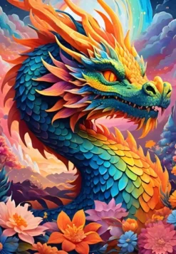 Dragon Coloré