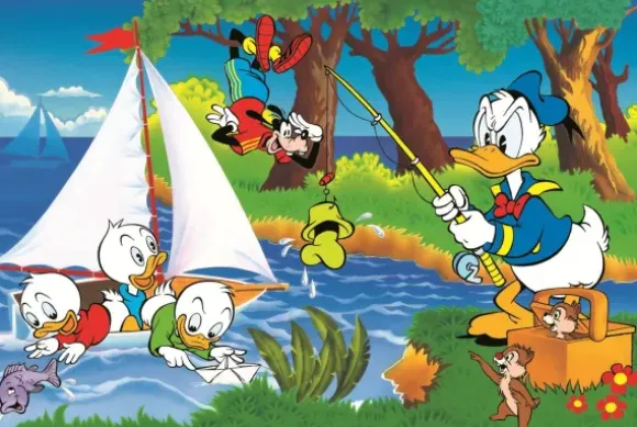 40e Anniversaire Trefl - Aventure Au Bord Du Lac - Disney Standard Characters