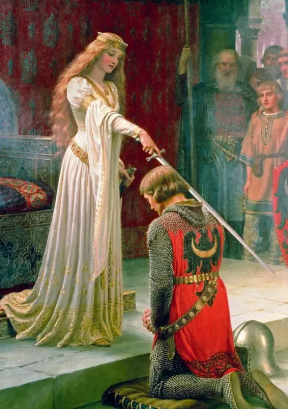 Edmund Blair Leighton - The Accolade, 1901