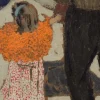 Edouard Vuillard : Enfant portant un foulard rouge, 1891