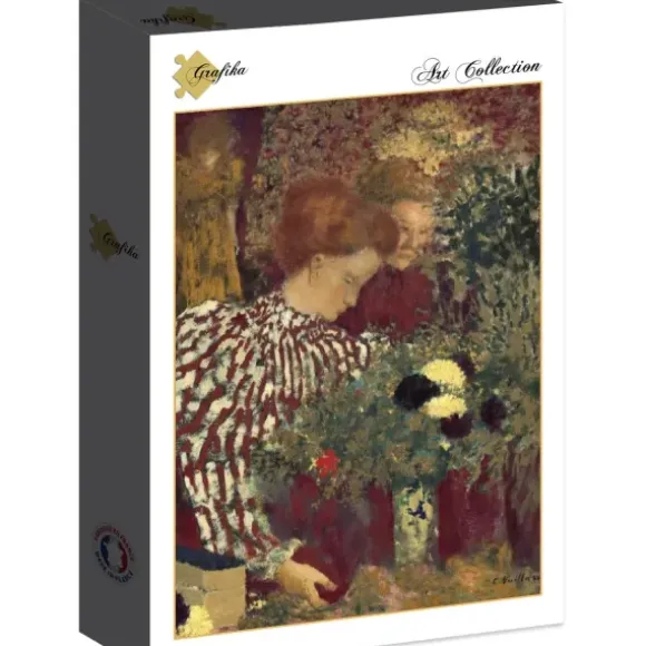 Edouard Vuillard : Femme dans une robe rayée, 1895