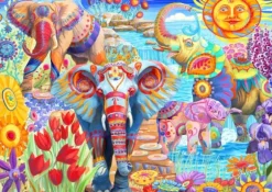 Elephants in the Garden