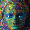 Face Art - Portrait of woman
