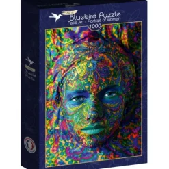 Face Art - Portrait of woman
