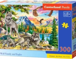 Famille de Loups et Aigles.
