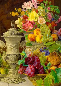 Ferdinand Georg Waldmuller : Nature morte aux fruits