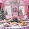 Festin de Noël en Rose