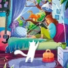 Fille et Chats