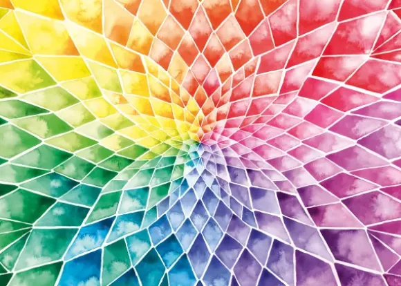 Fleur Aux Couleurs Vives