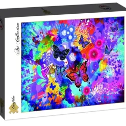 Fleurs et Papillons Colorés