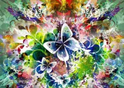 Fleurs et Papillons de Printemps