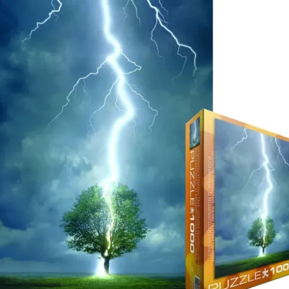 Foudre frappant un arbre