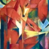 Franz Marc - The Foxes, 1913