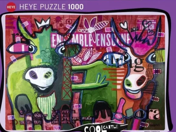 Fredi Gertsch - Cool Cattle - Striped Cows
