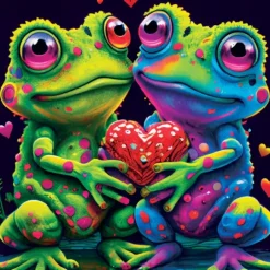 Frogs In Love