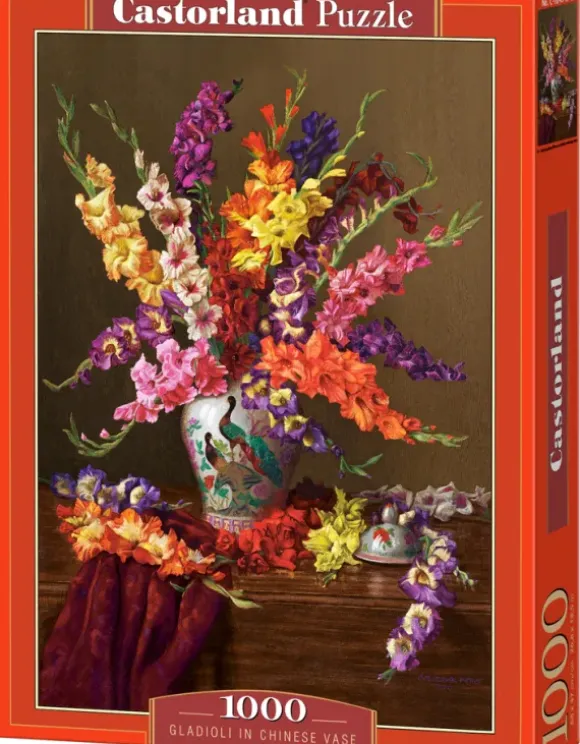 Glaïeuls dans un Vase Chinois