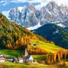 Église de Sainte-Madeleine, Dolomites
