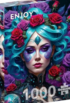 Gothic Flowers Portrait