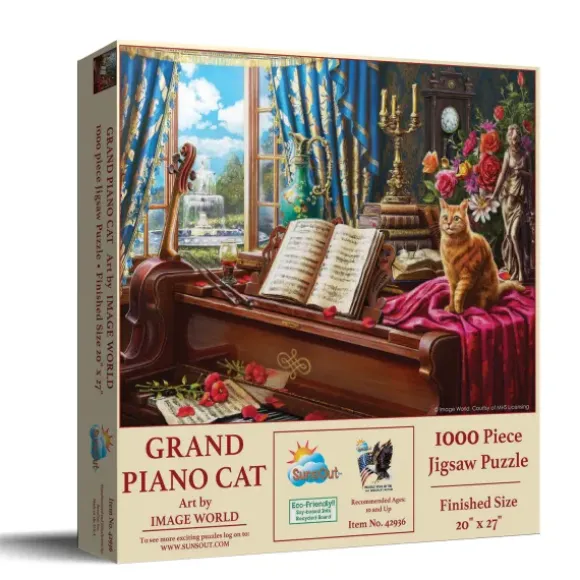 Grand Piano Cat