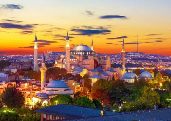 Hagia Sophia at Sunset, Istanbul