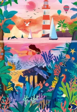 Heln.illustration - Fonds Marins Colorés