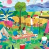 Heln.illustration - L'Eté au Camping