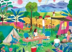 Heln.illustration - L'Eté au Camping