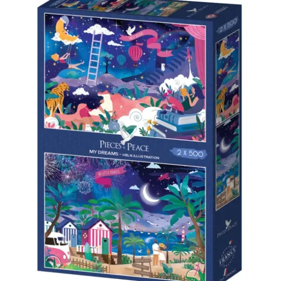 Heln.illustration - 2 Puzzles - My Dreams
