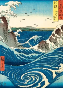Hiroshige Utagawa - Utagawa Hiroshige - Tourbillon de Naruto