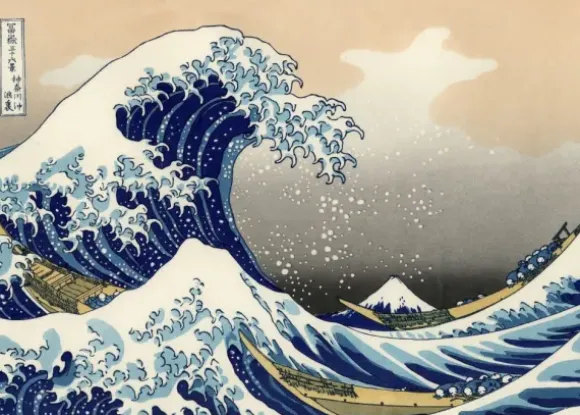 Hokusai - Hokusai - La Grande Vague de Kanagawa