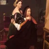 Ingres Jean-Auguste-Dominique - Jean-Auguste-Dominique Ingres : Raphaël et la Fornarina, 1814