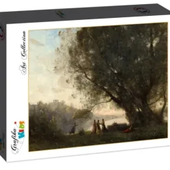 Jean-Baptiste-Camille Corot : Danse sous les Arbres au Bord du Lac, 1865-1870