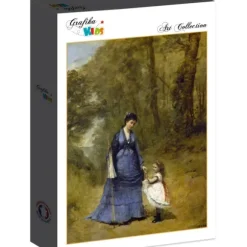 Jean-Baptiste-Camille Corot : Madame Stumpf et sa fille, 1872