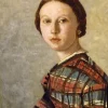 Jean-Baptiste-Camille Corot : Portrait de Jeune Fille, 1859
