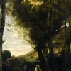 Jean-Baptiste-Camille Corot : Saint Sebastian Succored by the Holy Women, 1874